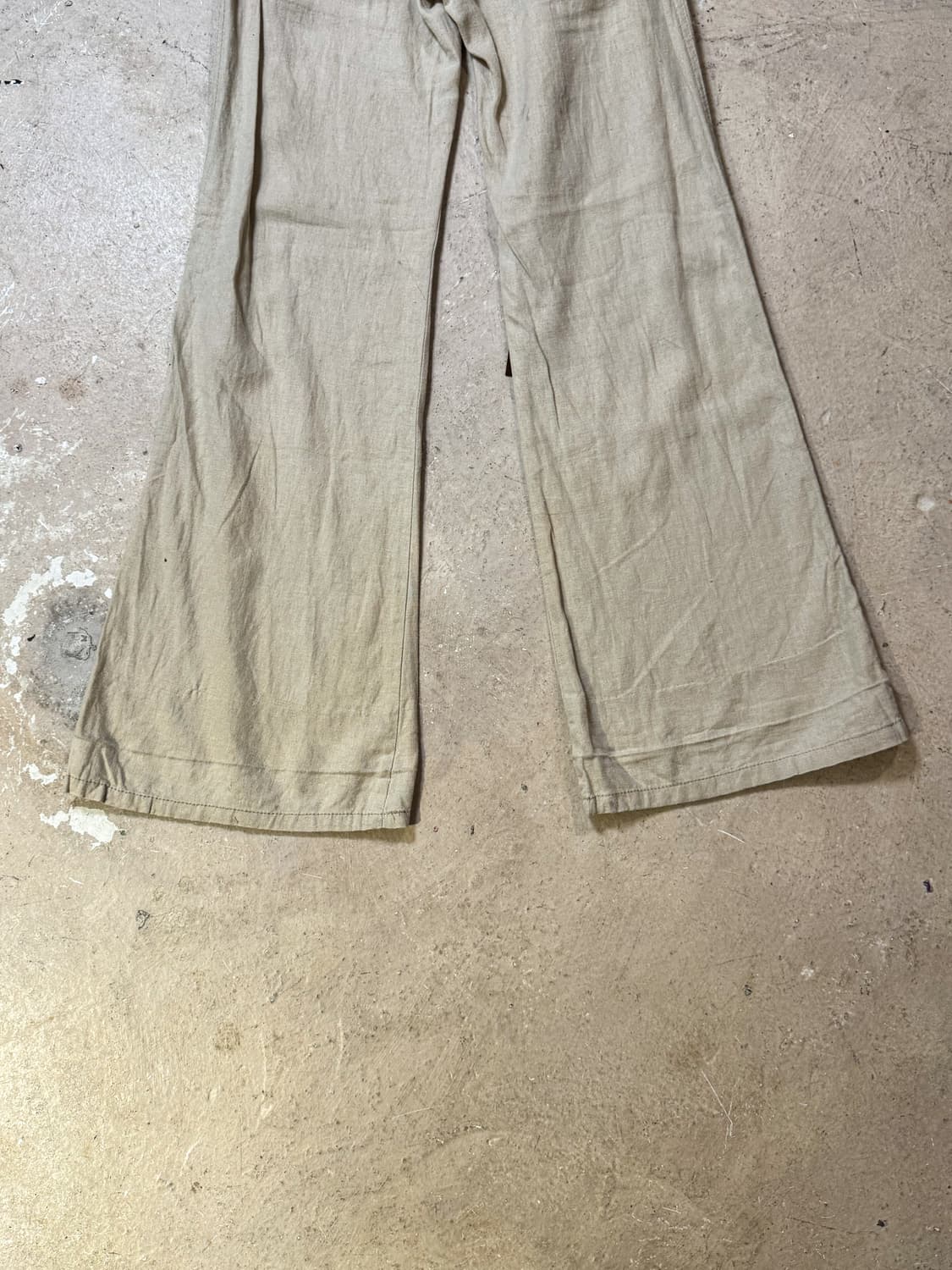 Ivory Zip Cargo flare pants  아이보리 플레어 팬츠 상품이미지8