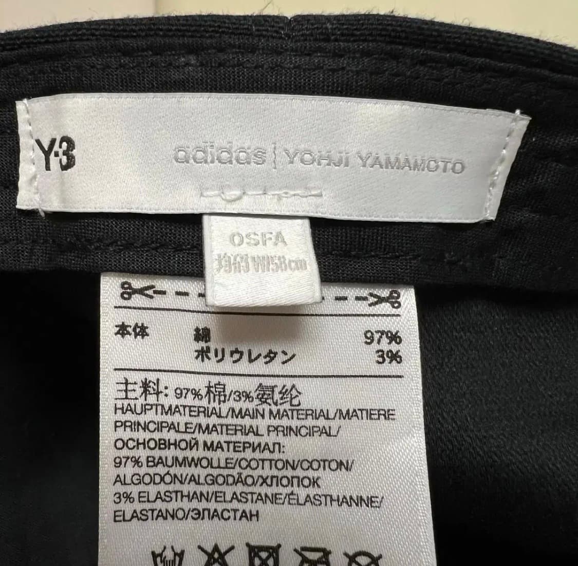 요지야마모토 모자 y-3 볼캡 상품이미지7