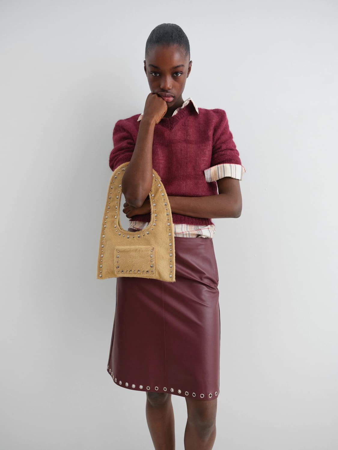 F/ Gimaguas 기마구아스 미니 프랑카백/ 송치 베이지 상품이미지1