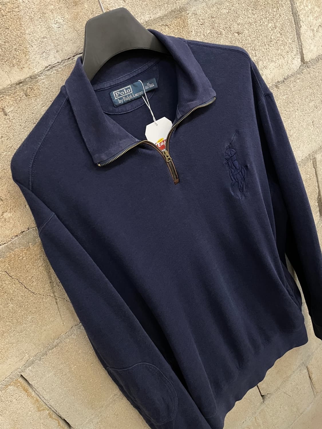 폴로 랄프로렌 빅 포니 반집업 니트 상품이미지3