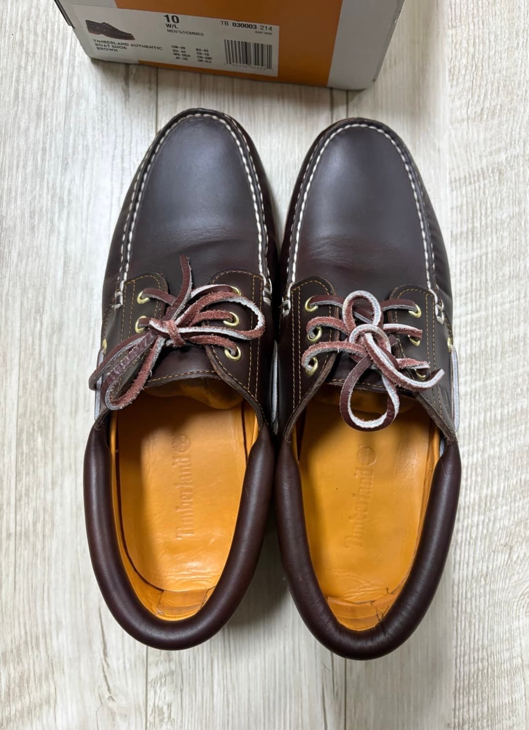 팀버랜드 3아이 보트슈즈 브라운 280 상품이미지4