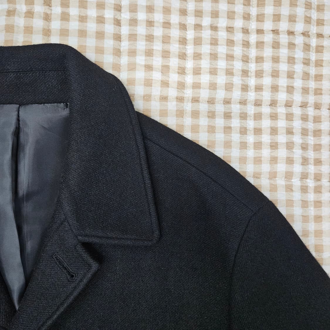 마인드브리지 브레시티드 오버핏 코트 남자100 상품이미지3