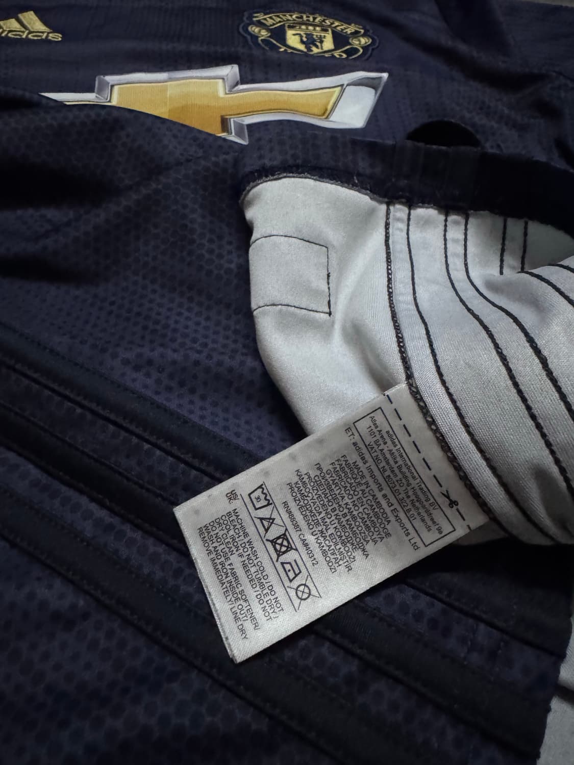 18-19 아디다스 맨체스터 유나이티드 NO.8 MATA 어웨이 유니폼 상품이미지6