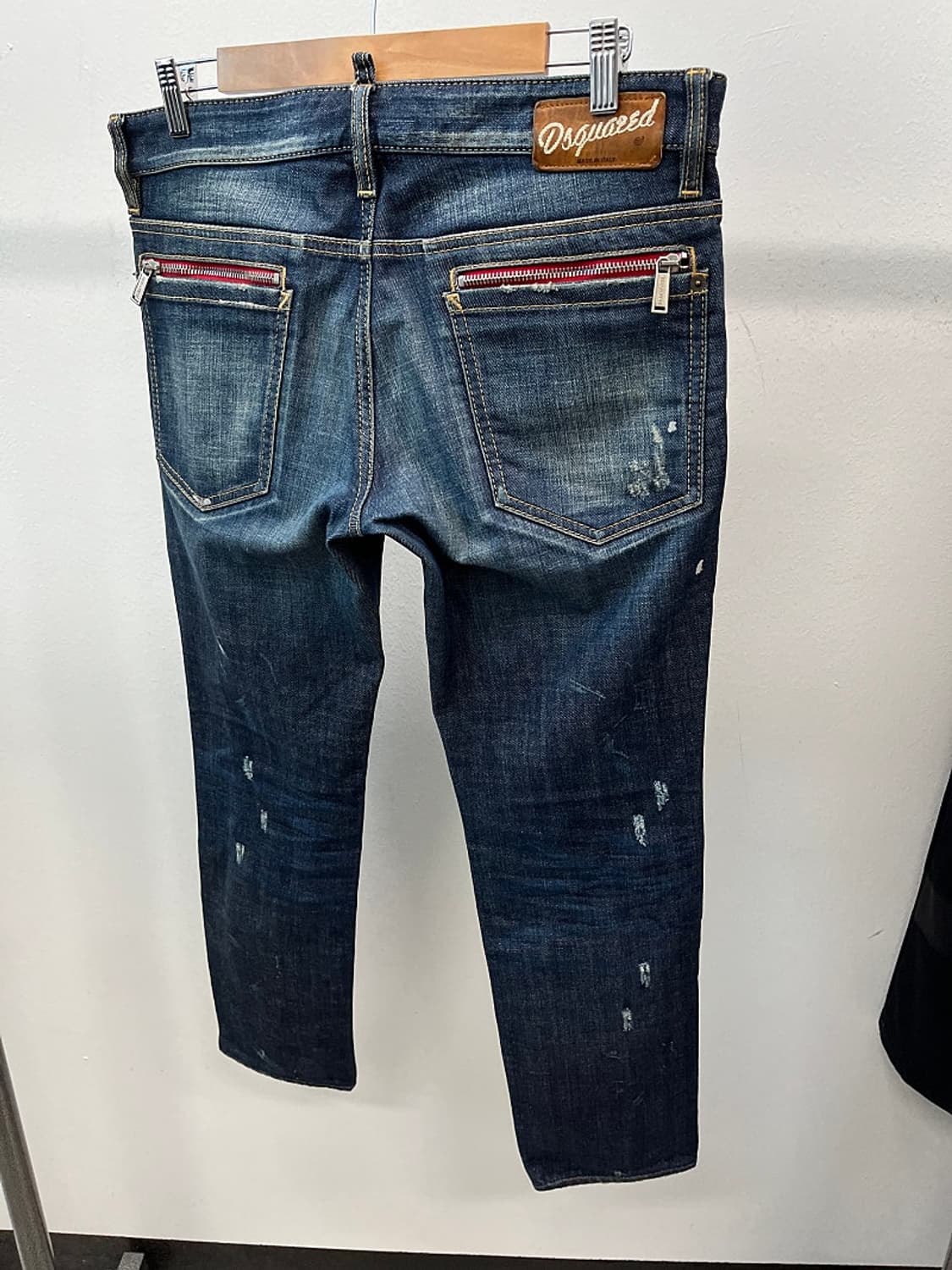 32) 디스퀘어드 지퍼 슬림진  상품이미지6