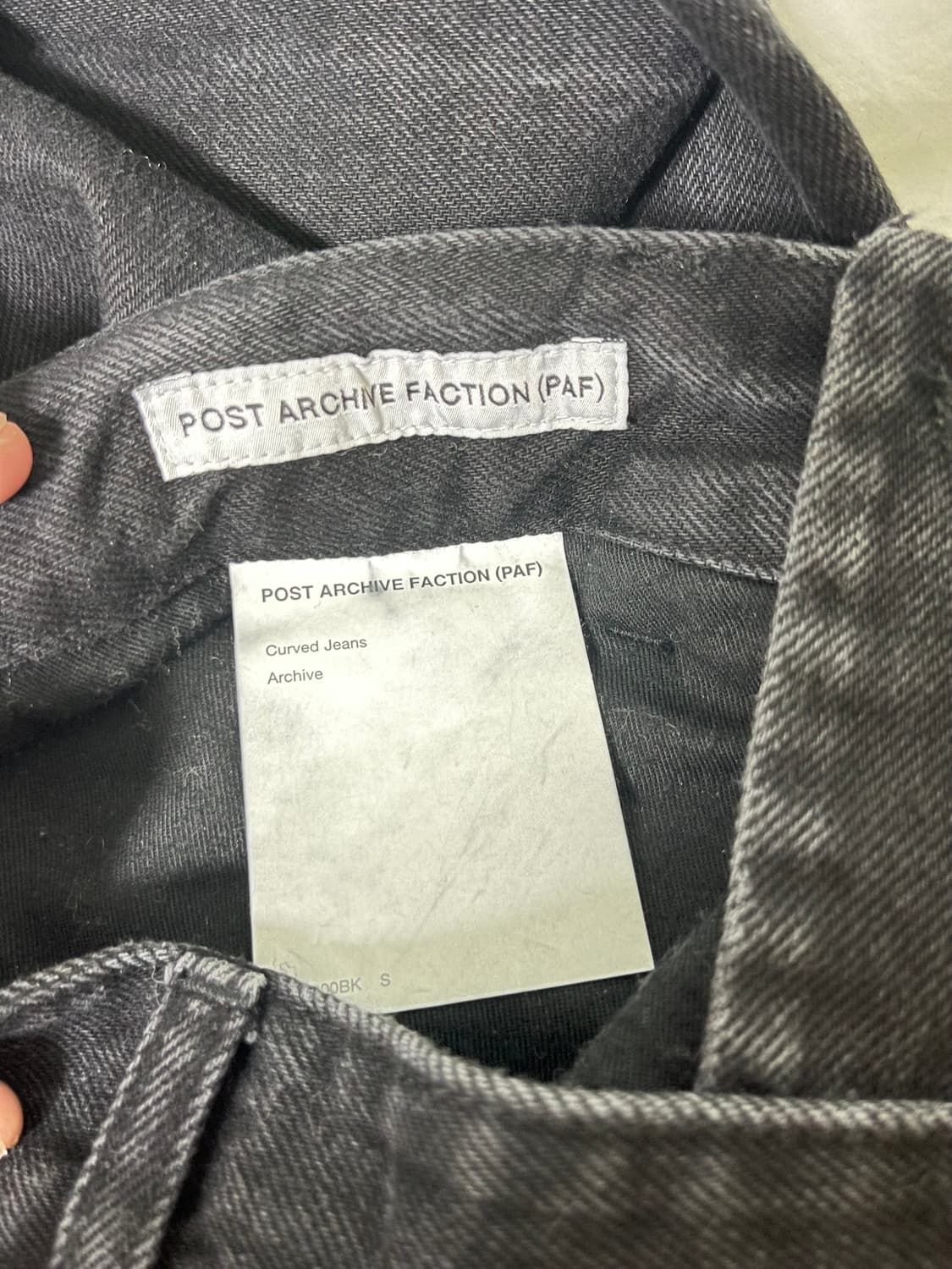 Post archive faction curved jeans 상품이미지5