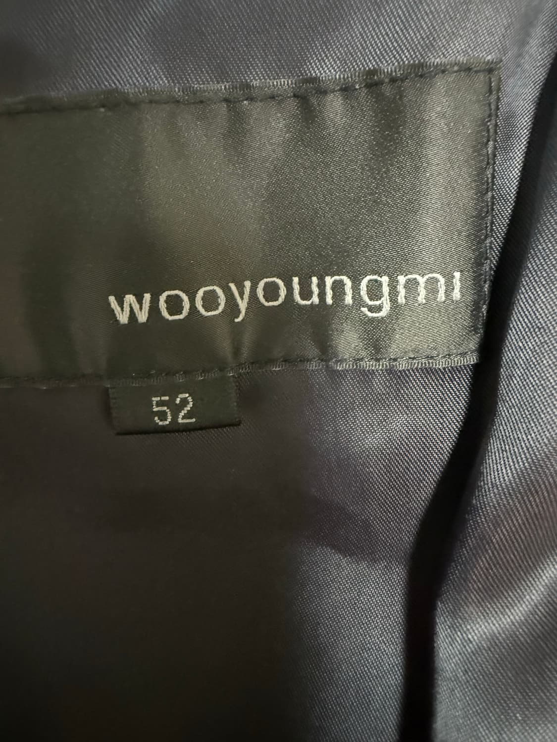 우영미 사선집업 램스킨 하이넥 레더자켓 상품이미지8