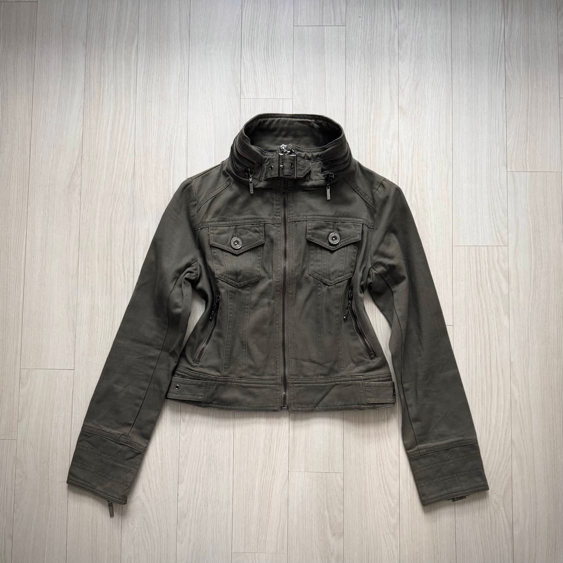 Cecil McBee 세실맥비 하이넥 버클 자켓 아카이브 y2k 갸루 상품이미지1