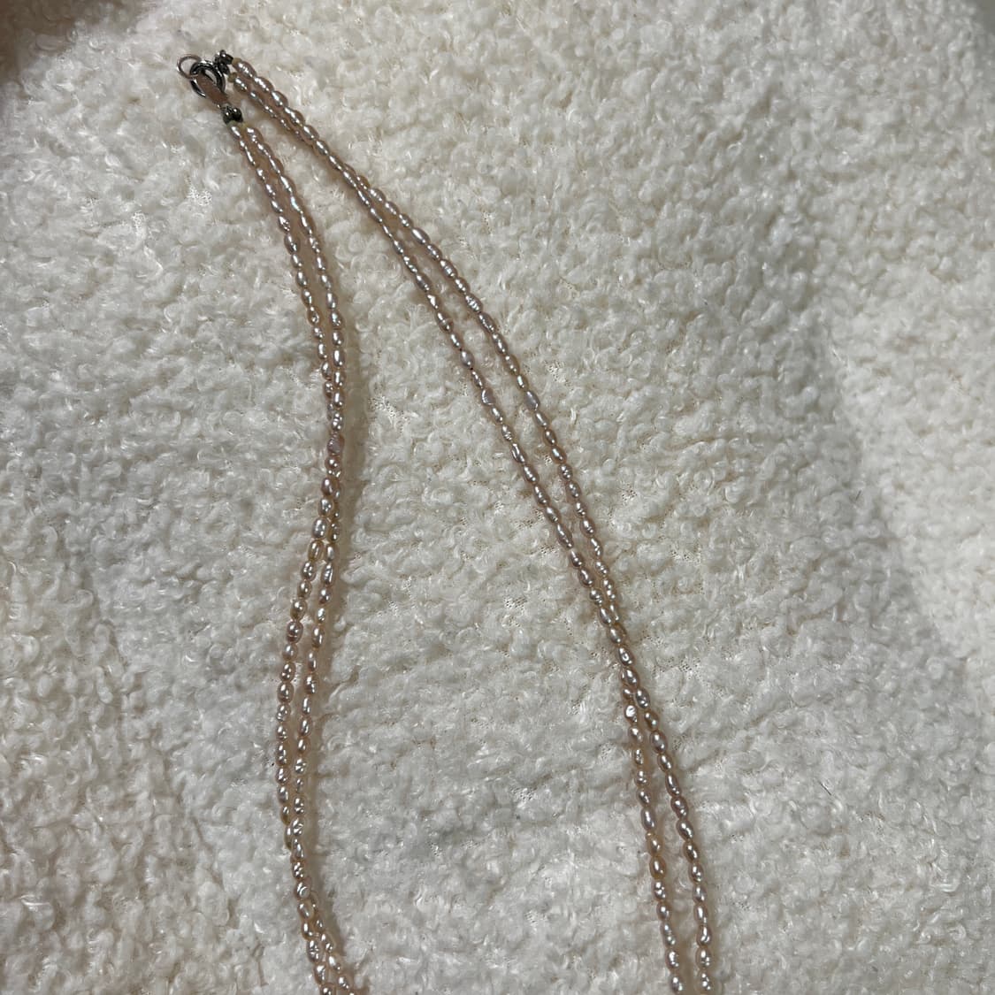 925실버 펜던트 링 밥풀 진주 목걸이 상품이미지5