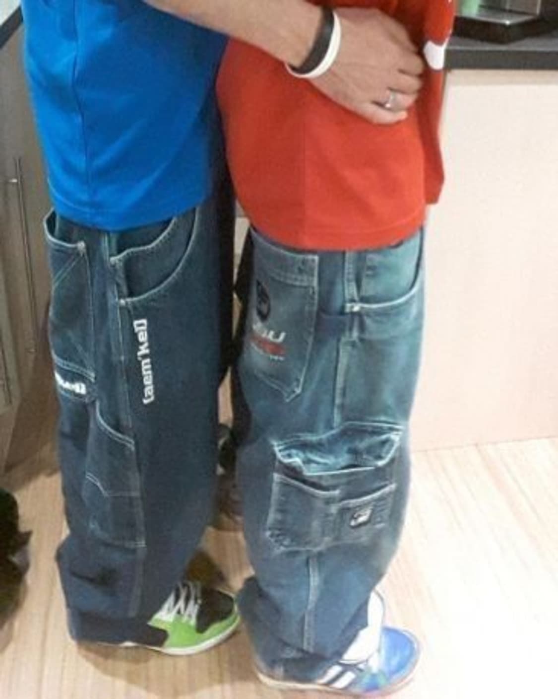 빈티지 Fubu 더 콜렉션 배기 카고 데님 상품이미지1