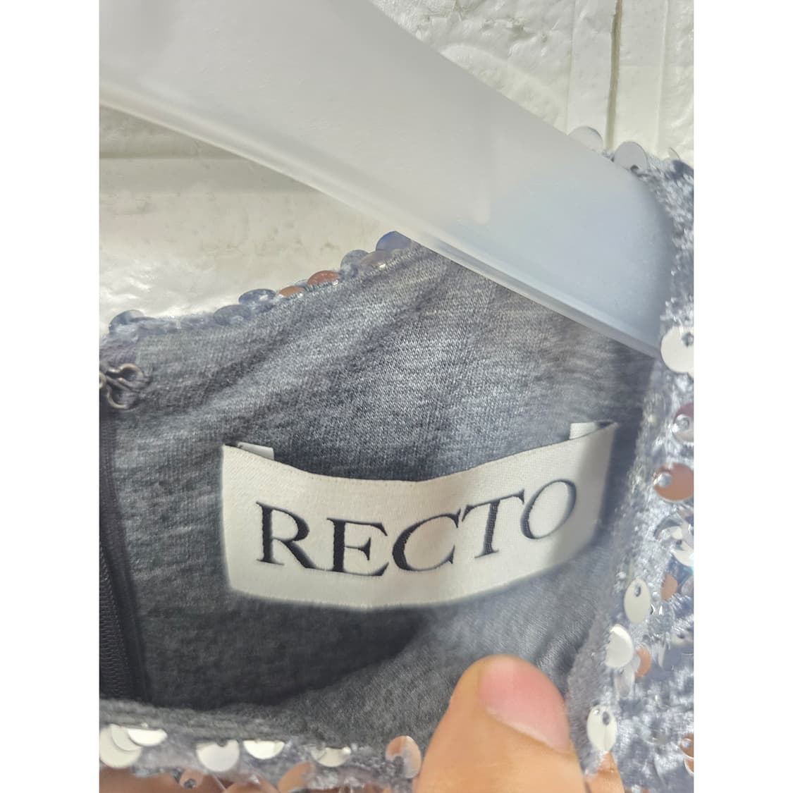 23s 렉토 RECTO 스팽글 반팔티 S 상품이미지2