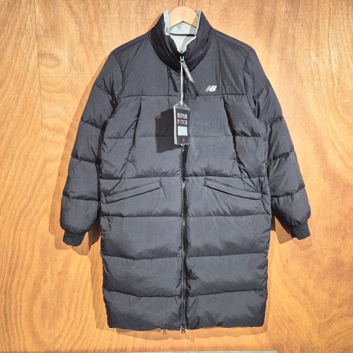 뉴발란스 구스다운 양면 롱 패딩 S  상품이미지1