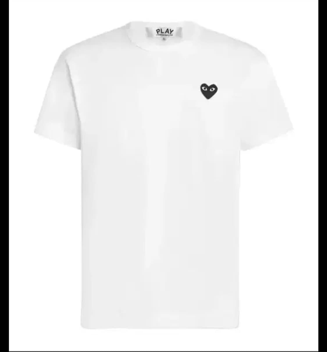 (새상품/정품)꼼데 블랙와펜 반팔티 화이트 XL 상품이미지2