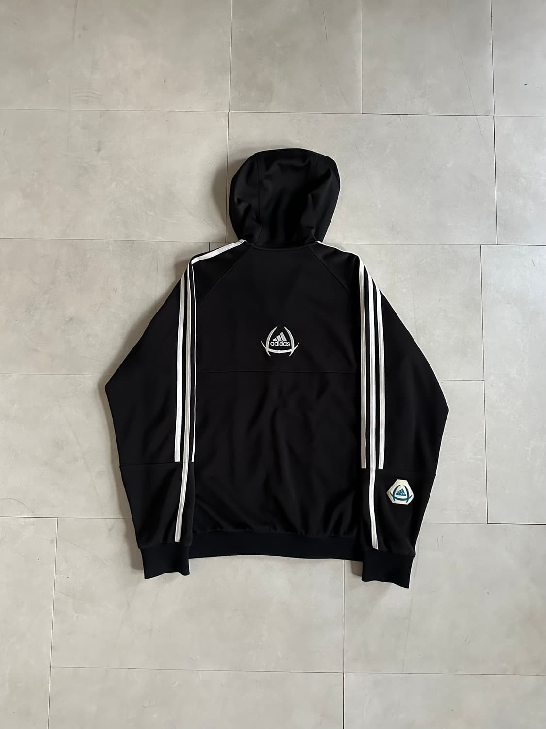  black soccer hood zip-up 상품이미지8