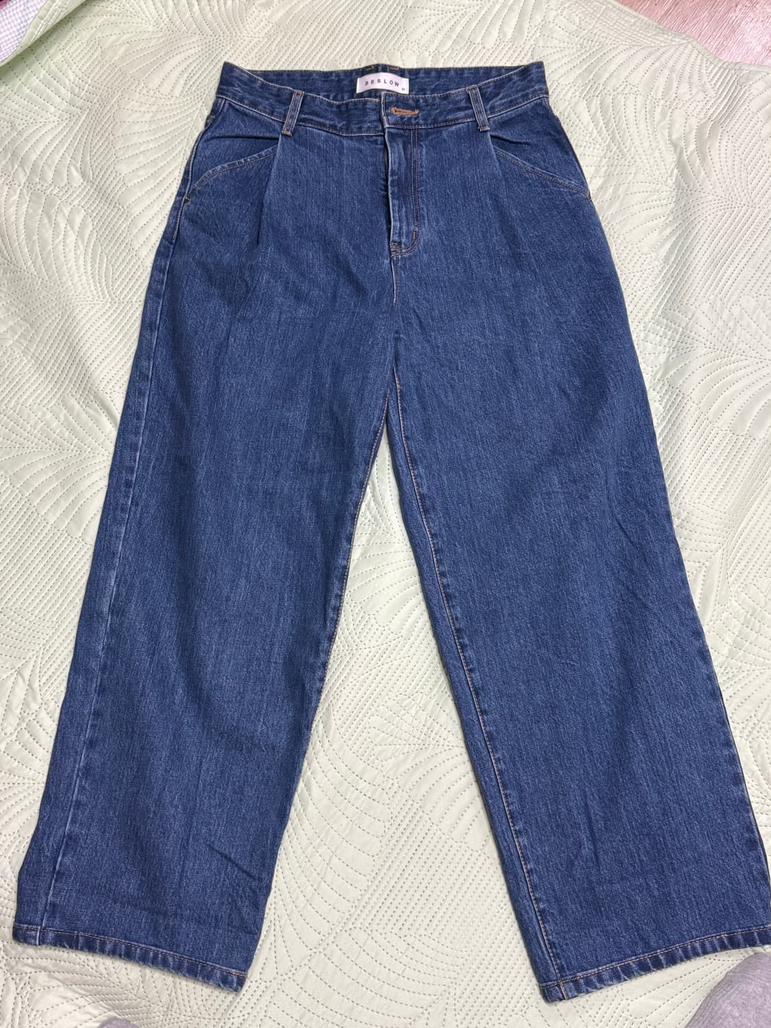 비슬로우 와이드 데님 상품이미지1