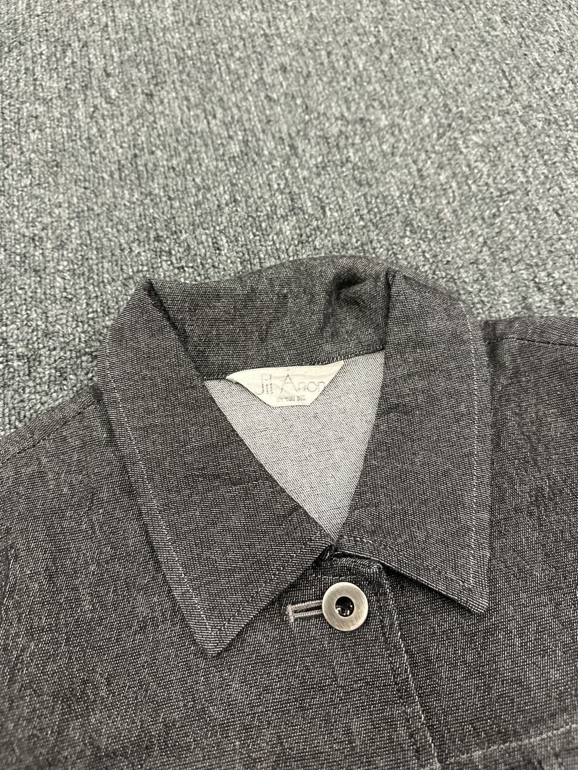 재패니즈 빈티지 흑청 데님자켓 상품이미지4