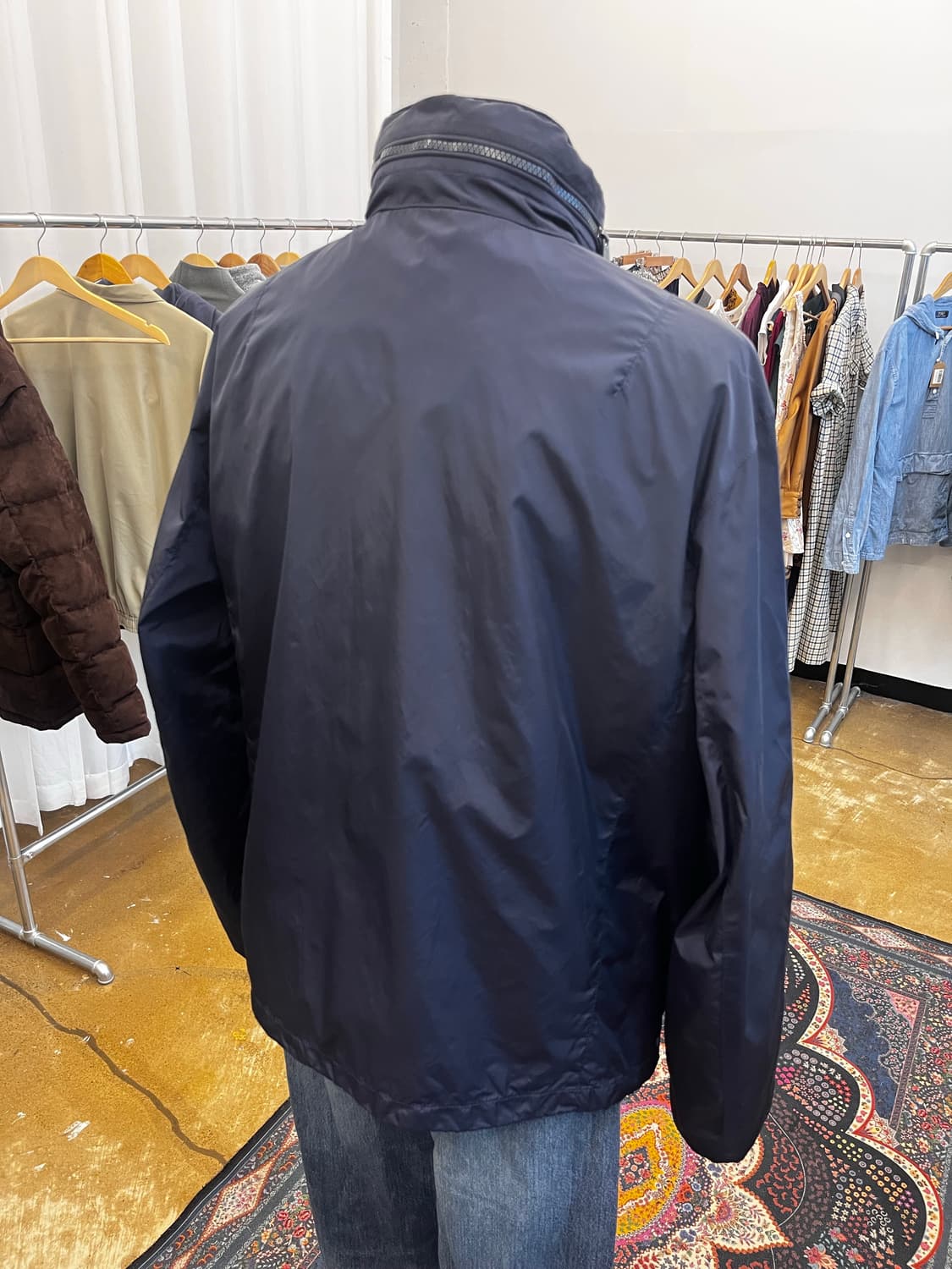 폴로 랄프 로렌 나일론 후드 자켓 네이비 상품이미지5