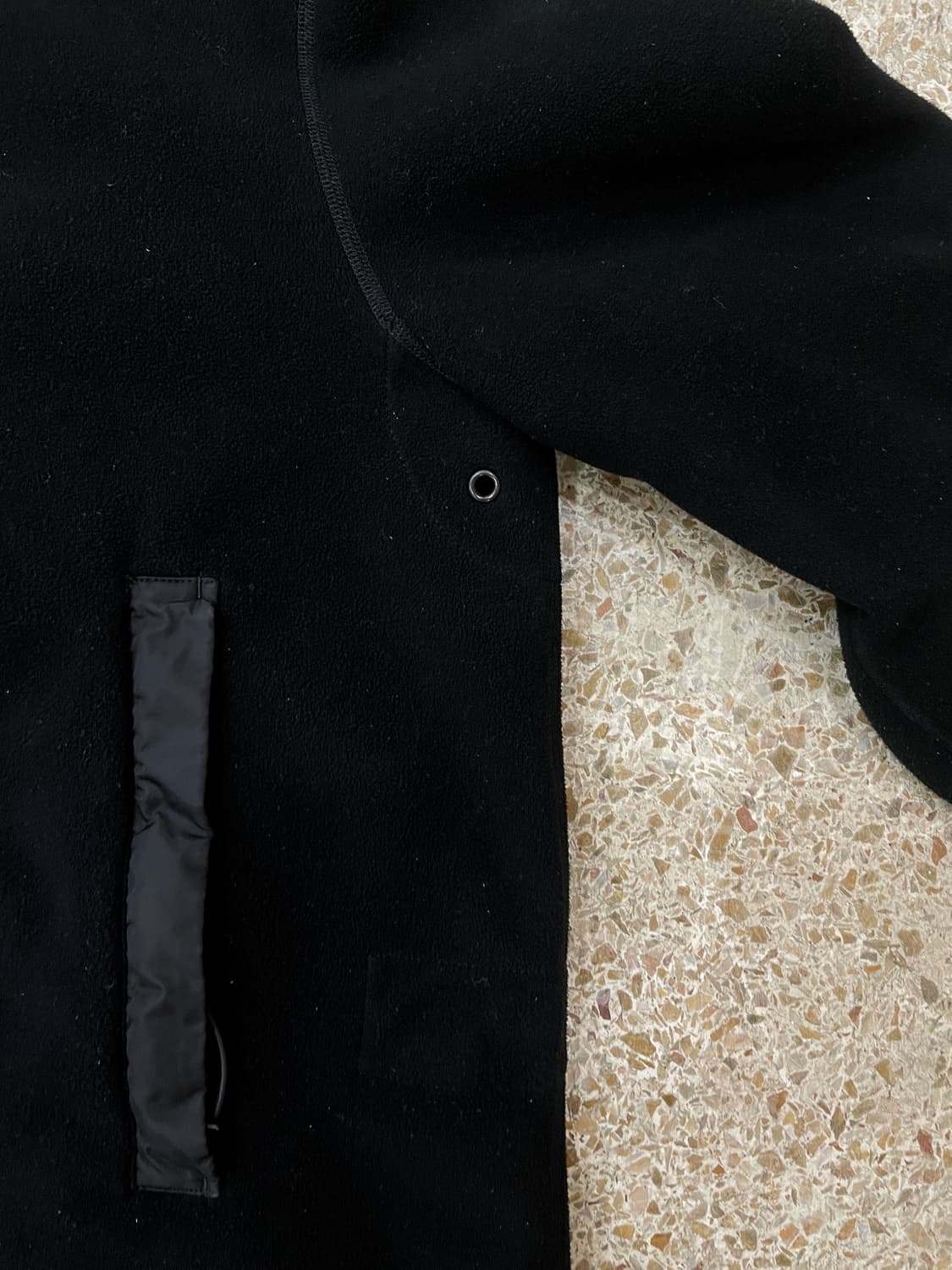 Rare!)00s Prada Sports Black Fleece Zip 상품이미지6