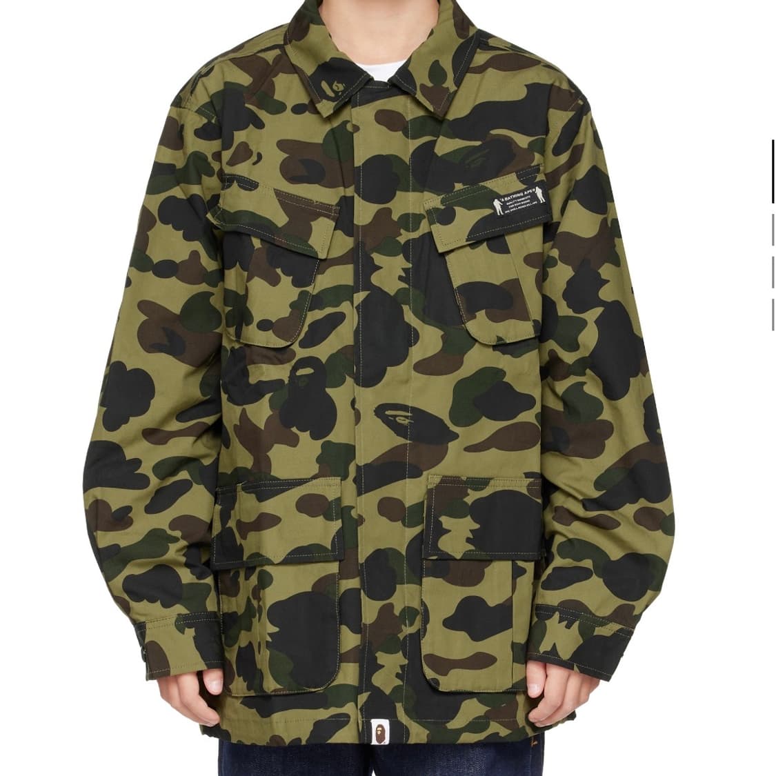 BAPE 베이프 카모 자켓 160 사이즈 (여성 44-55) 상품이미지1