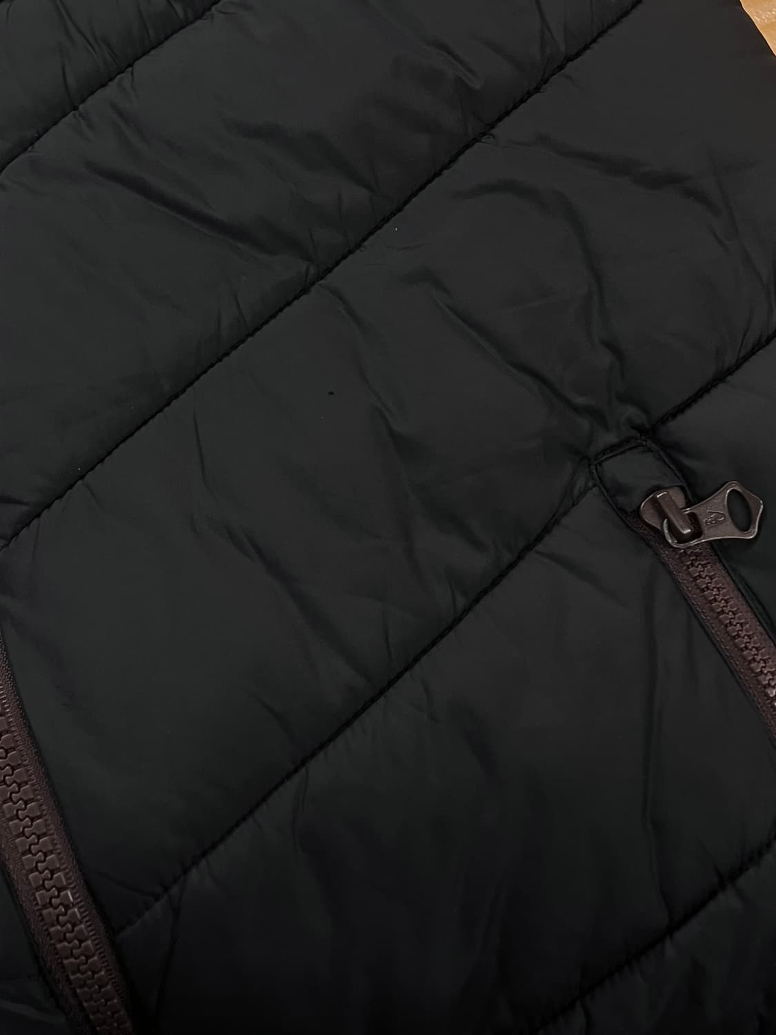 에비수 패딩 조끼 블랙 M  #csz3532 상품이미지6