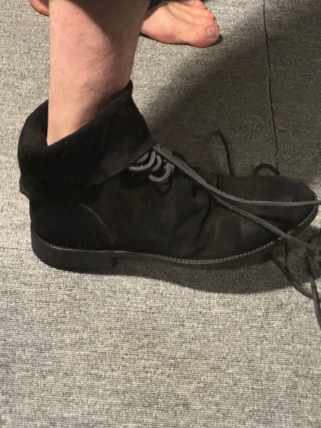 (275)스웨이드 드레이프 부츠 상품이미지10