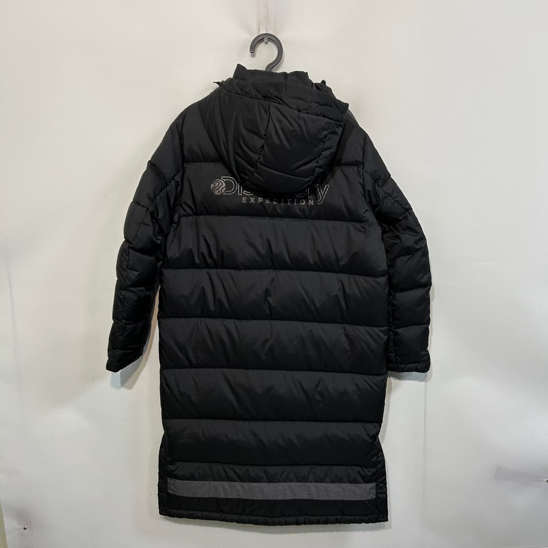 디스커버리 여성 롱패딩 90 덕다운 블랙 상품이미지2