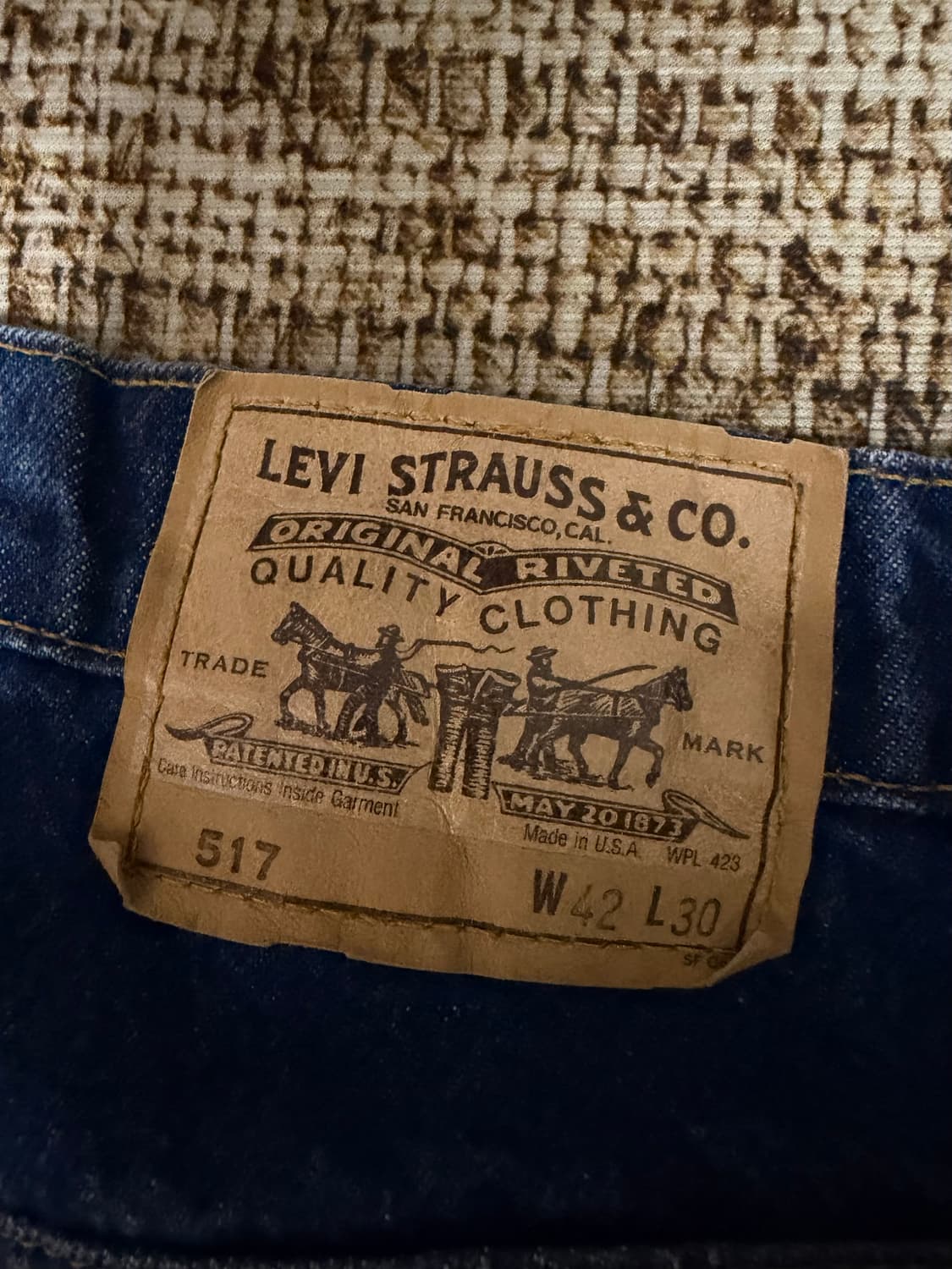 리바이스 80년대 생산 517 42/30 판매 상품이미지3