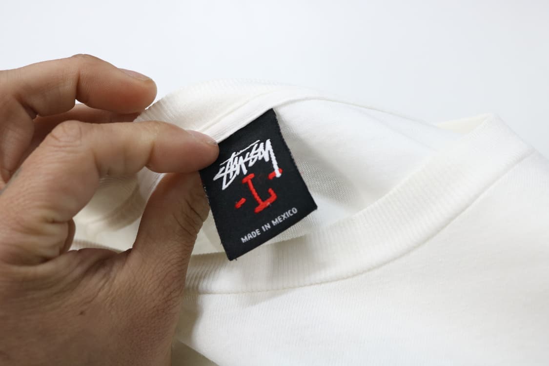 스투시 빈티지 타이거 그래픽 화이트 반팔 티셔츠 상품이미지9