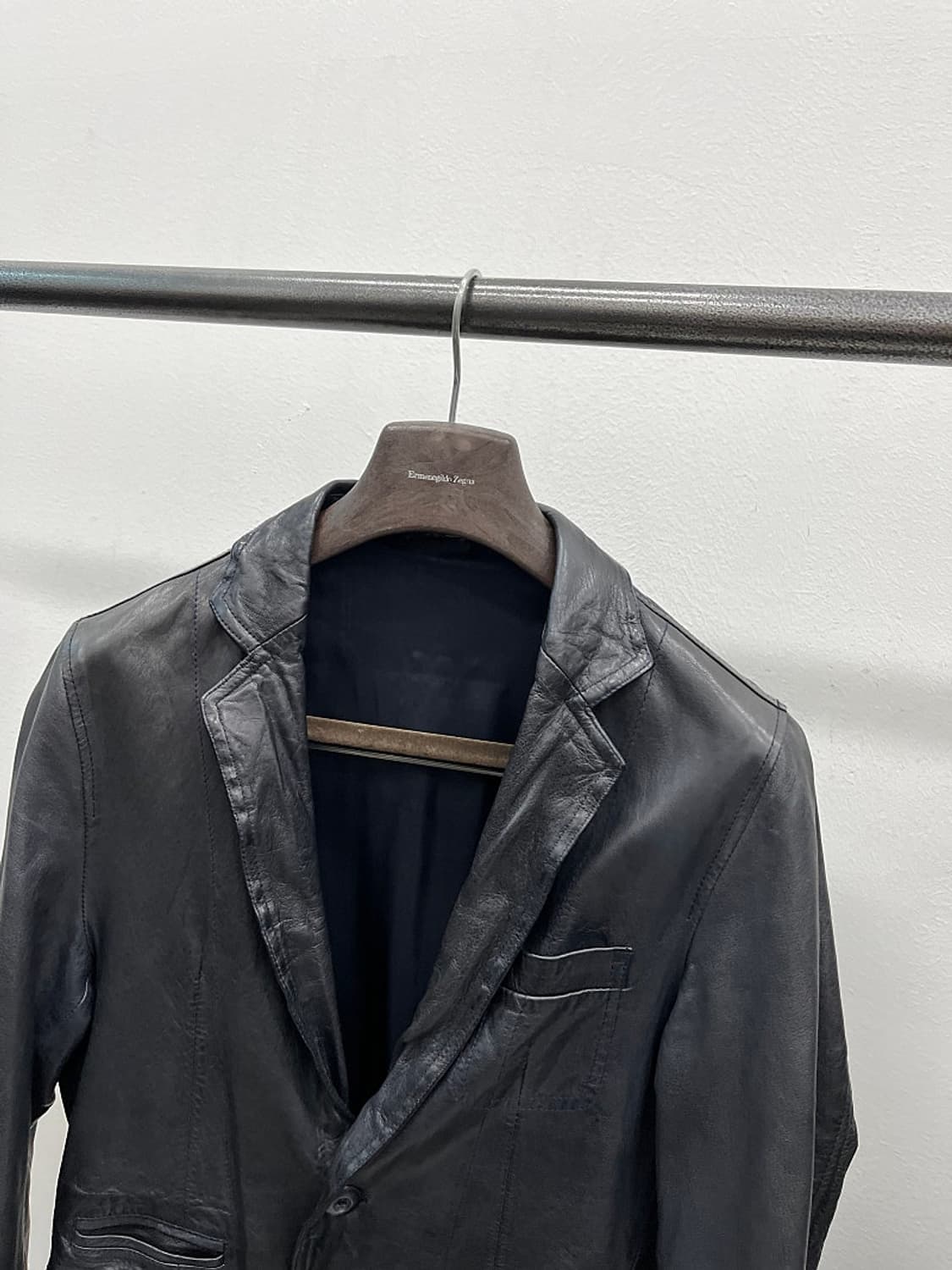 95) 빠니깔레 신형 이태리 가죽 블레이져  상품이미지2