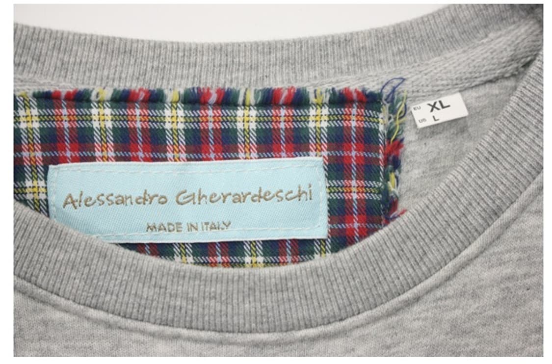 알레산드로 게라르데스키 핸드 프린팅 스윗셔츠 상품이미지4