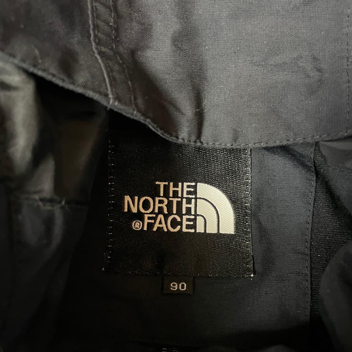 노스페이스 블랙 나일론 바람막이 자켓 90 상품이미지5