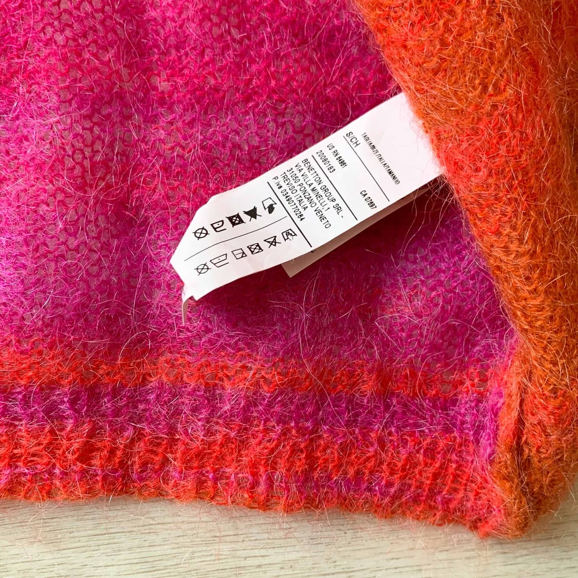 베네통 모헤어 가디건 상품이미지6