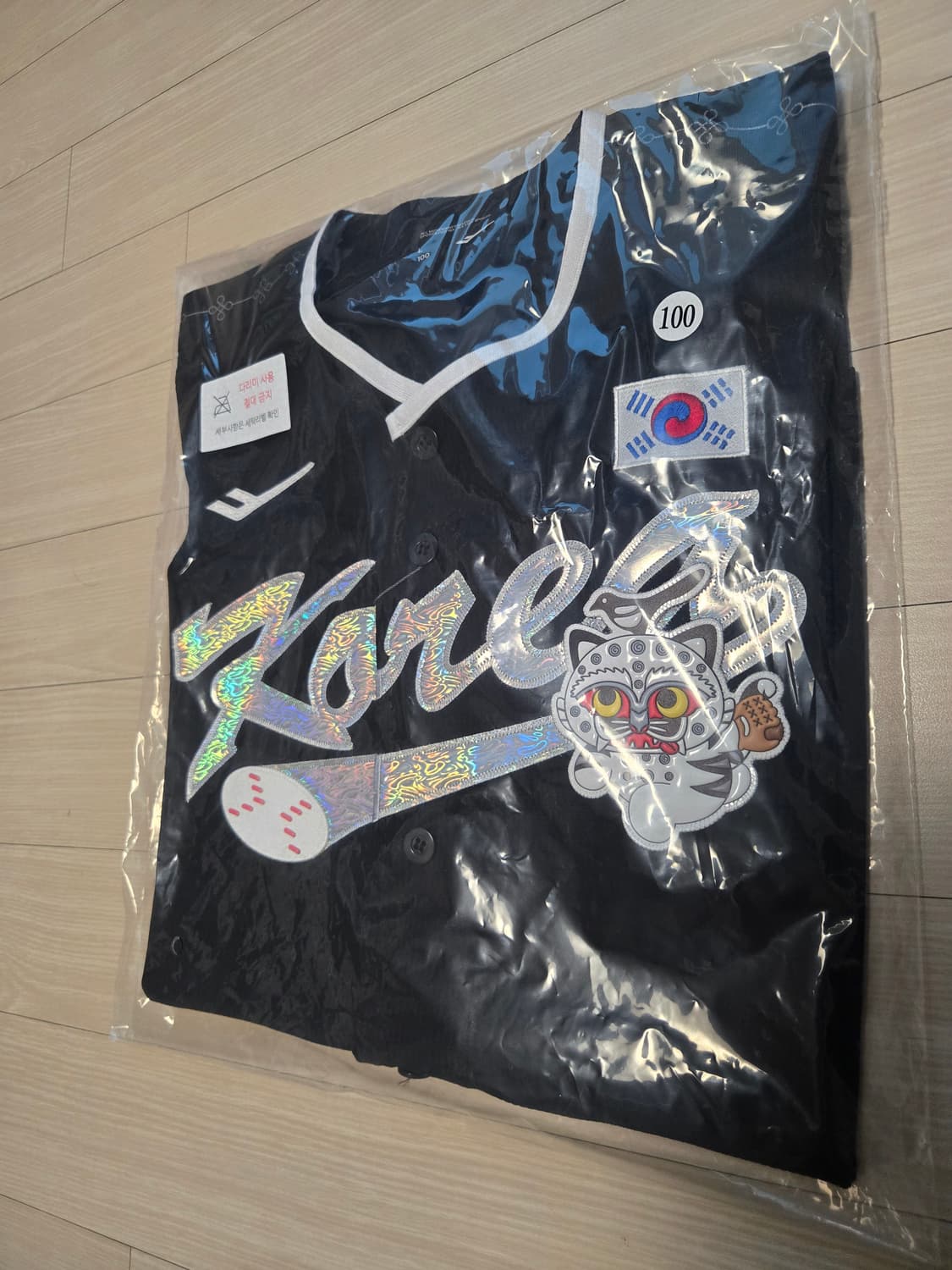 까치호랑이 kbo 야구대표팀 한정판 유니폼/ 100사이즈 상품이미지2
