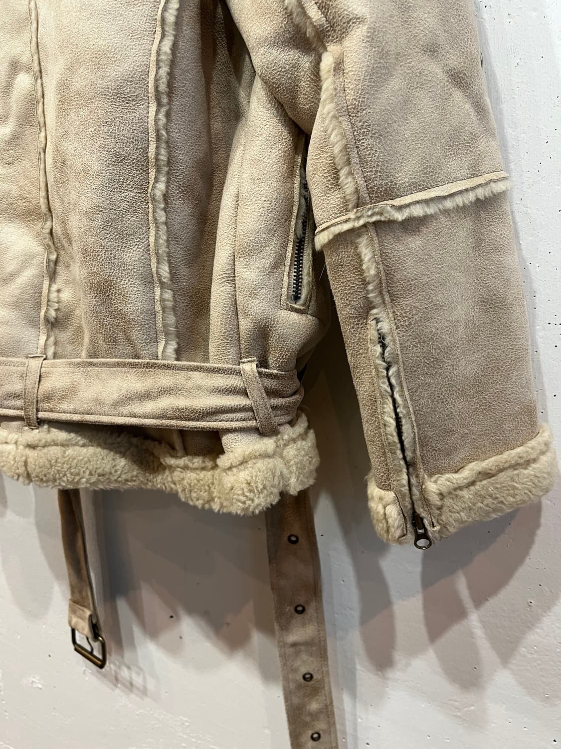 collncos 무스탕 자켓 우먼즈 상품이미지5