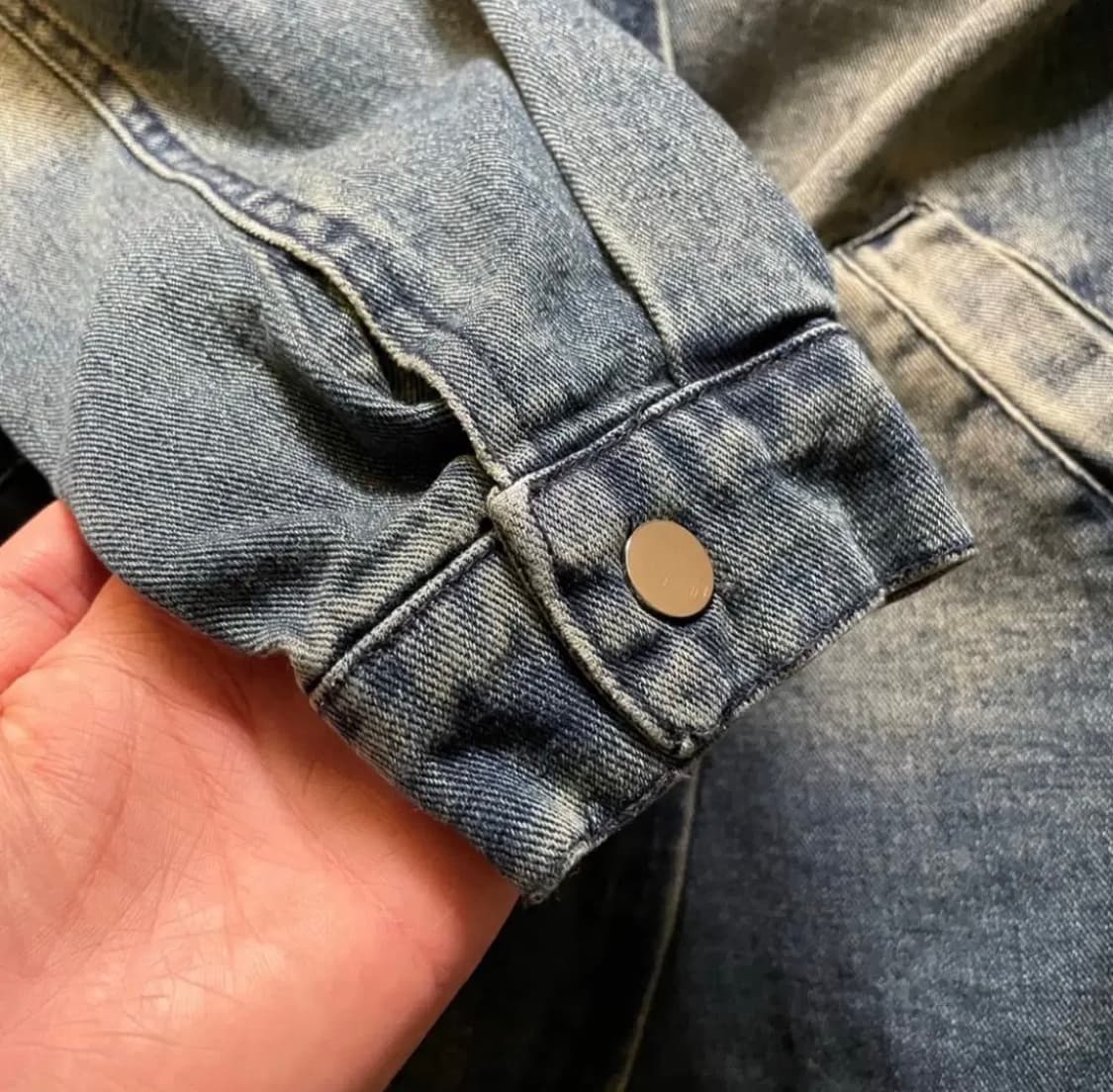 워싱 데님 자켓 상품이미지3