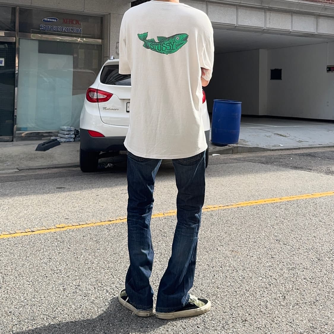 디젤 부츠컷 데님 팬츠 상품이미지1