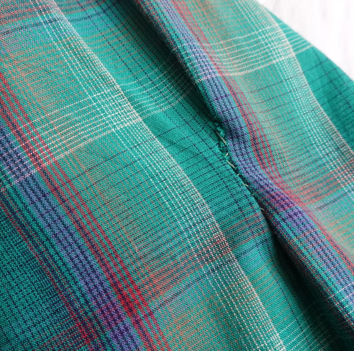 랭글러 웨스턴 체크 반팔 셔츠 오버핏 1909 상품이미지10