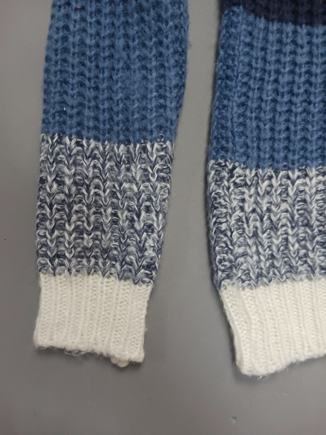 [L] 센트바이런던 스트라이프 컬러 블럭 니트 스웨터 상품이미지8