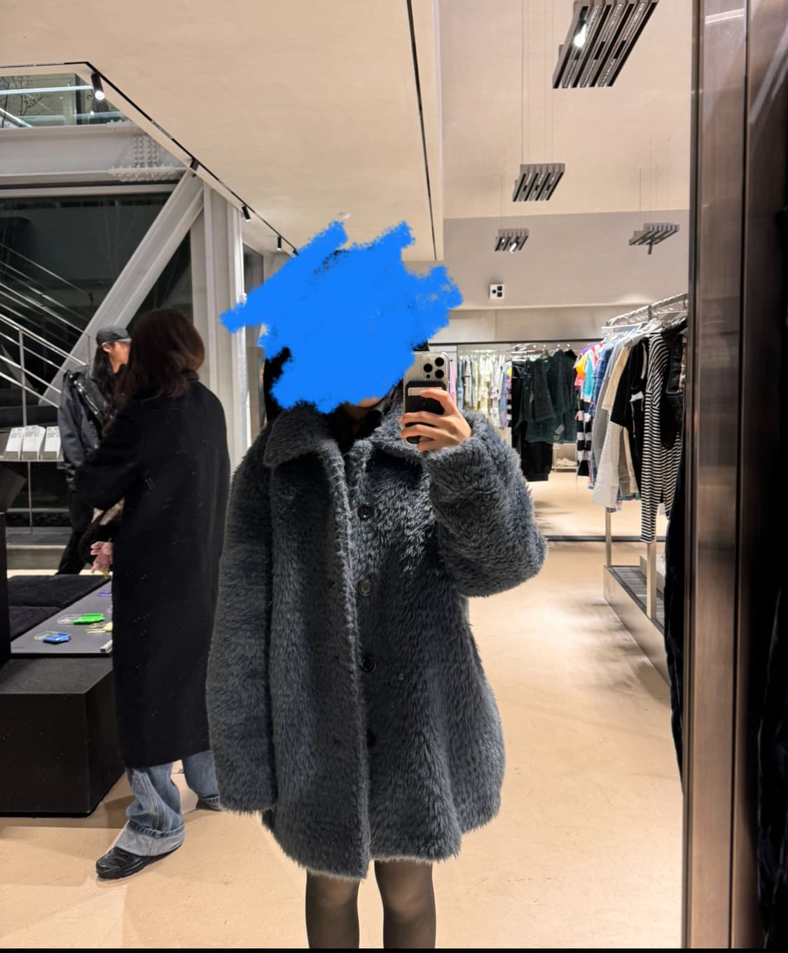 아모멘토 퍼 코트 자켓 상품이미지1