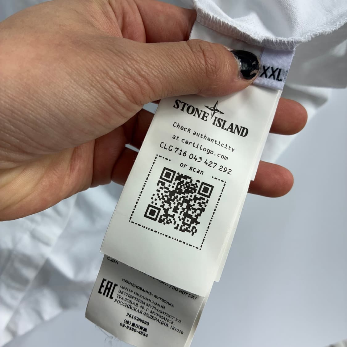 Stone island  스톤아일랜드 저지 가먼트 트리크로미아 반팔티 상품이미지5