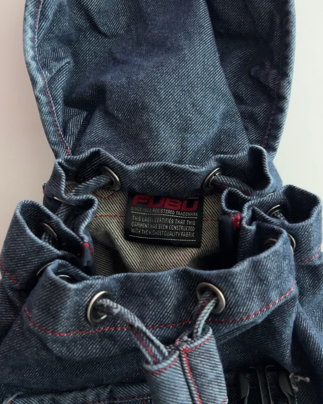 푸부 빈티지 데님 백팩 상품이미지7