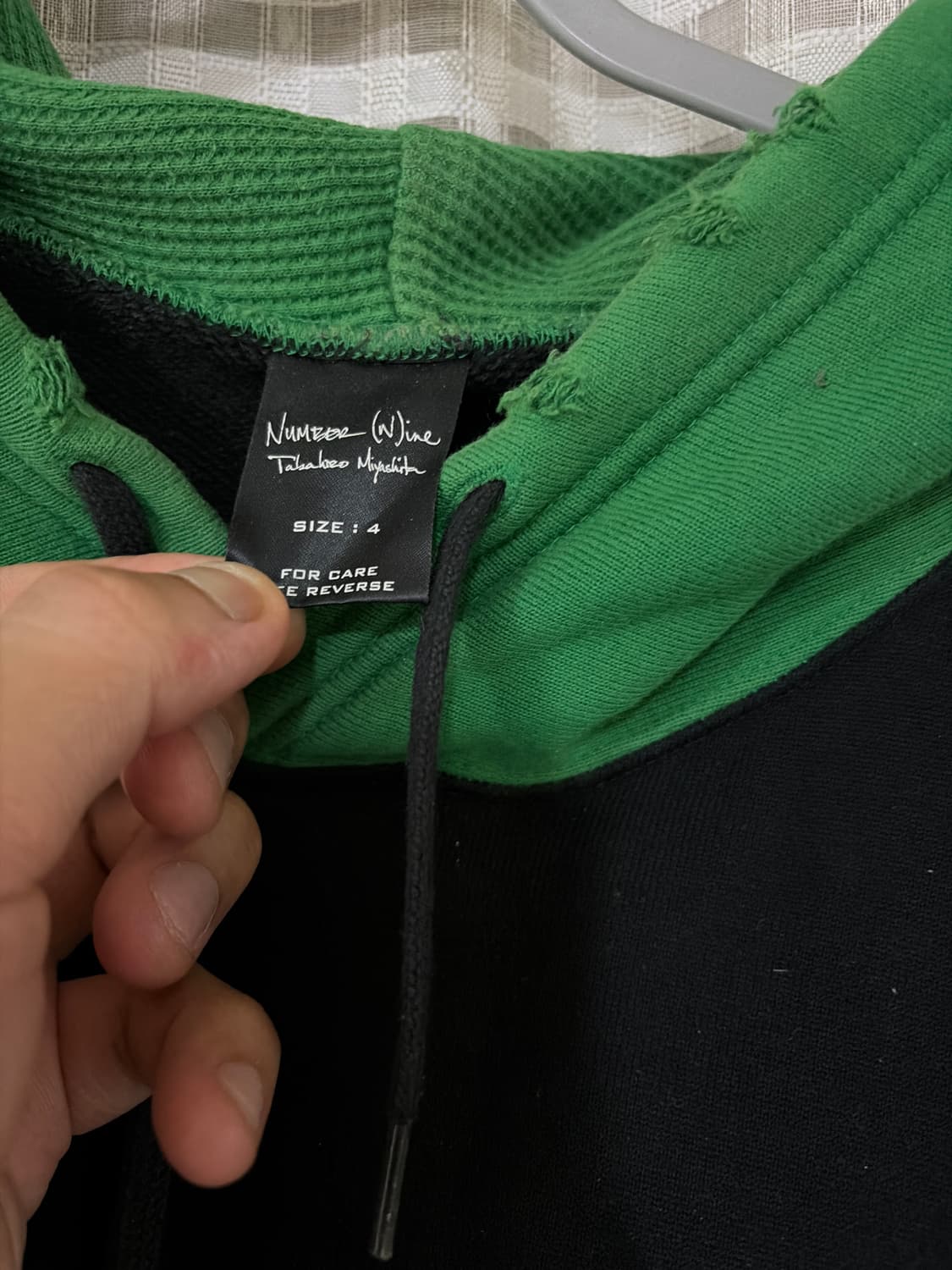 Number (N)ine AW05 후디 사이즈 4 상품이미지2