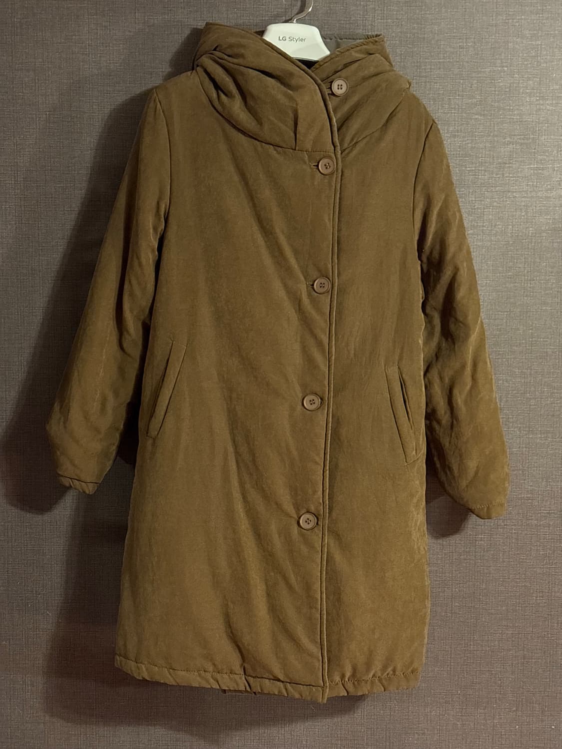 HUG.U 후드 누빔 리버시블 패딩 JAPAN 상품이미지4