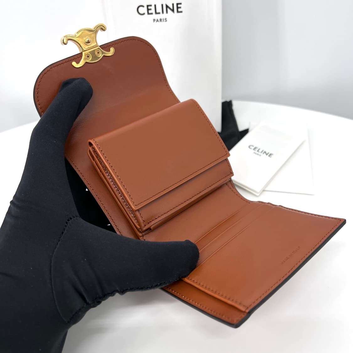 셀린느 트리오페 3단 여성 반지갑 (10D783BZG) 상품이미지7