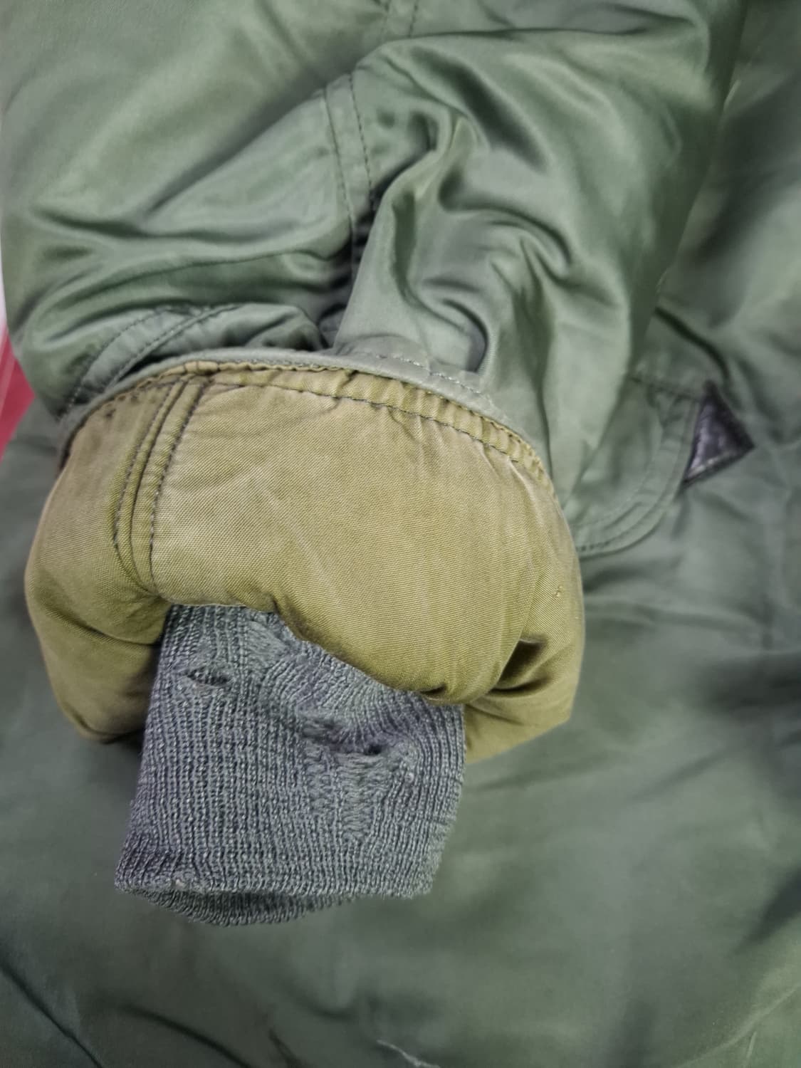 오리지날 미공군 64's 써든 울파일 N-3B 파카 상품이미지6