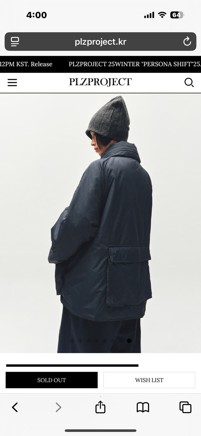 플리즈프로젝트 파카 점퍼 POCKET FIELD PARKA, NAVY 상품이미지6