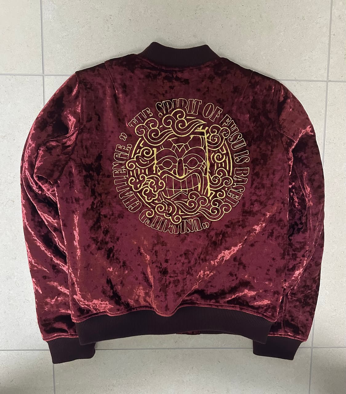 Evisu Velour Bomber Jacket 상품이미지3