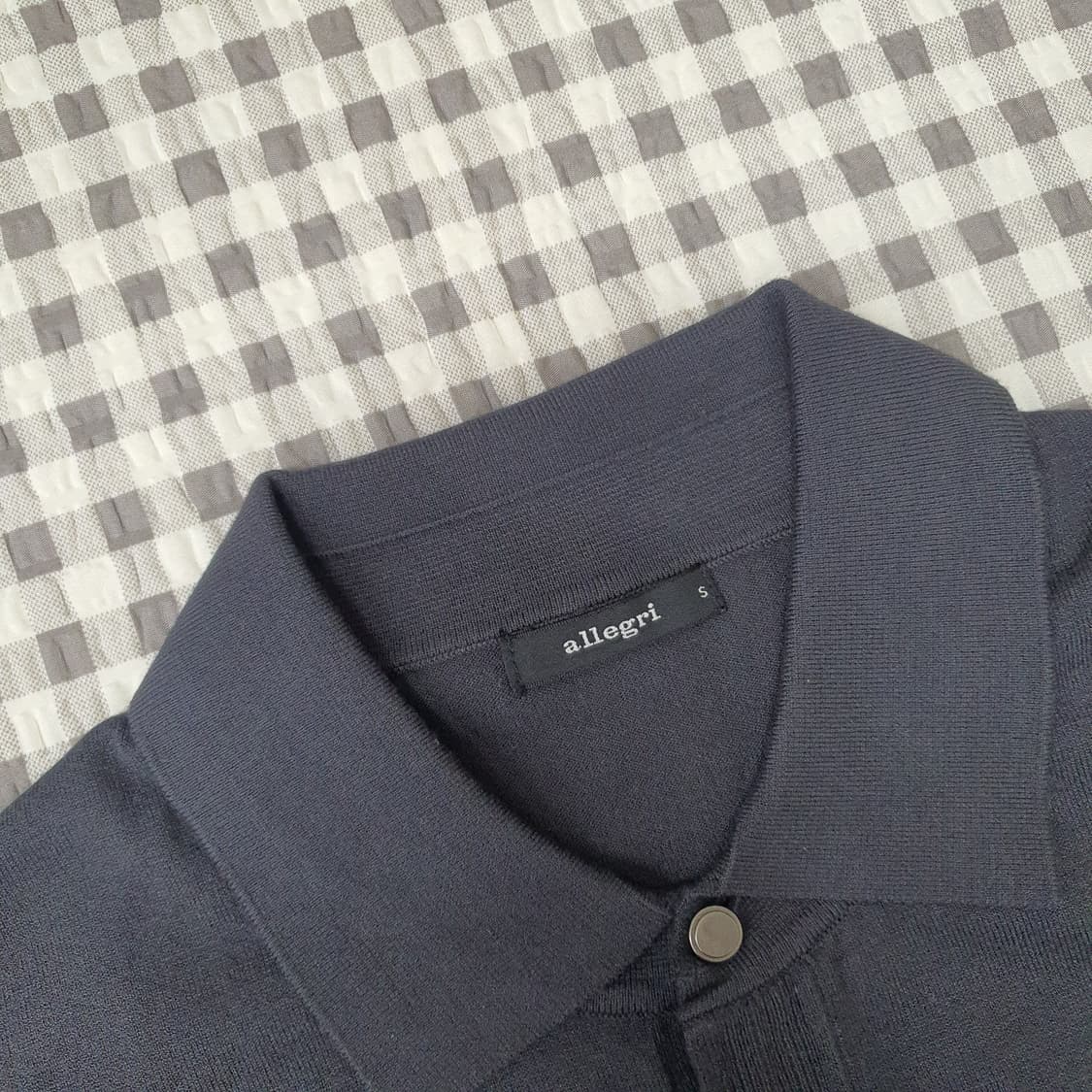 알레그리 긴소매 니트 카라티 남자95 상품이미지2