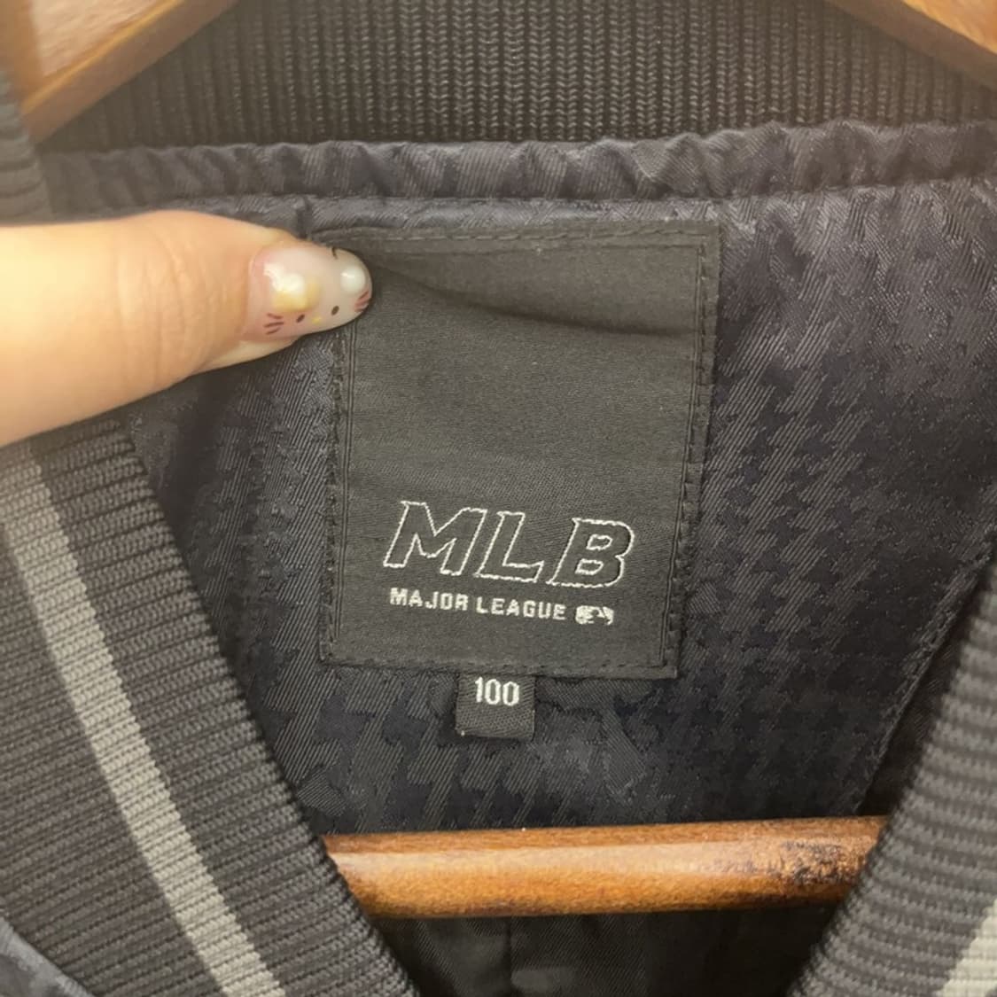 MLB 티트로이트 해골 오버핏 바시티 스타디움 자켓 105 C06330 상품이미지4