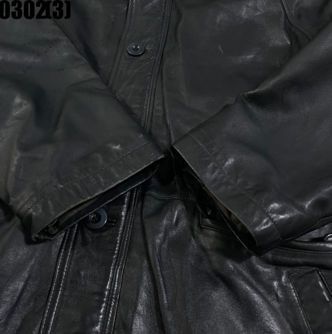 빈티지 레더 자켓 상품이미지4