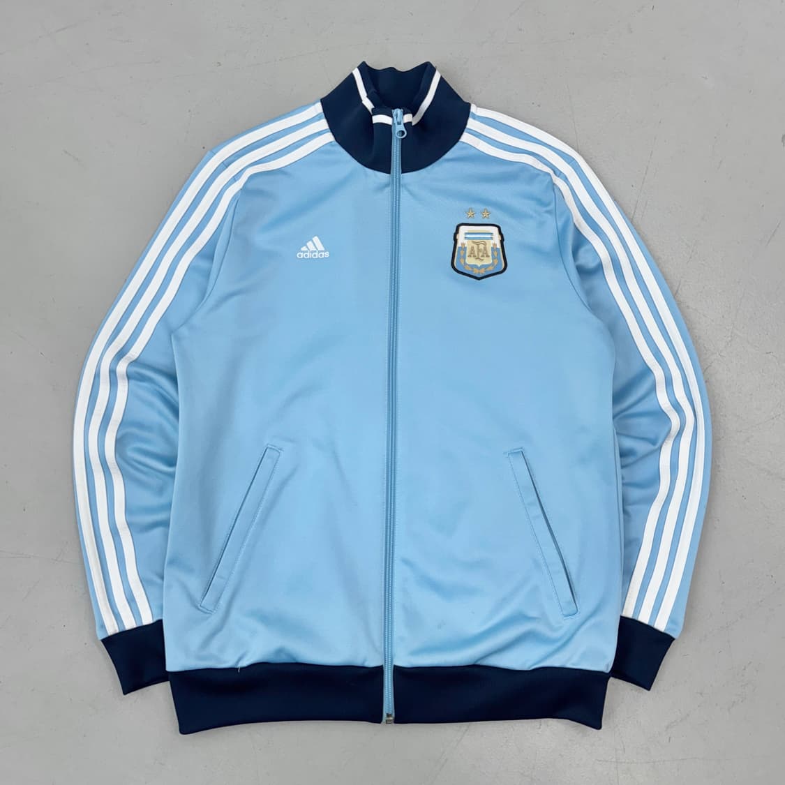 아디다스 메시 아르헨티나 블록코어 삼선 트랙탑 져지 상품이미지2
